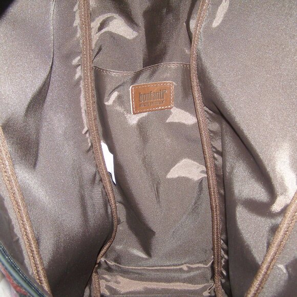 NEW Bonfanti Buffalo Plaid Wool Leather Boot Storage/Transport Bag - Picture 10 of 12